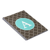 Personalisiertes Monogram School Office Notebook G Notizblock (Rechte Seite)