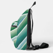 Personalisiertes Monogram Sling Bag - Modernes Abs (Rechts)