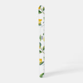 Personalisiertes Monogram Summer Lemons iPhone 16 Hülle (Linke Seite)