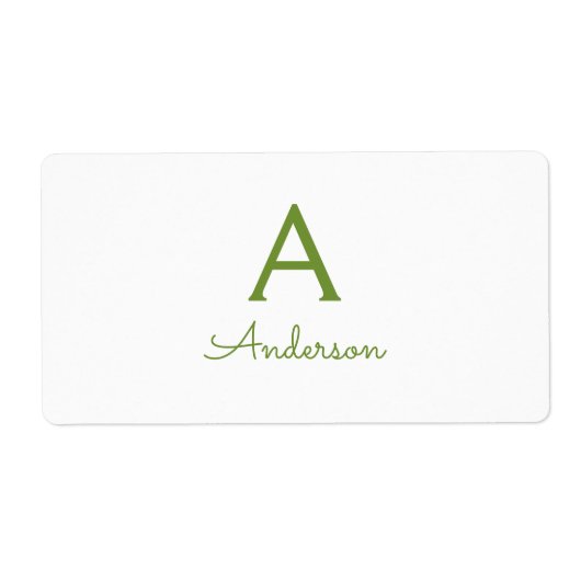Personalisiertes Monogramm (Vorne)