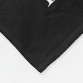 Personalisiertes Monogramm 6 FotoCollage Fleecedecke (Ecke)