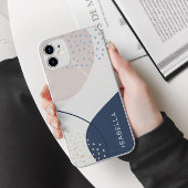 Personalisiertes Monogramm Abstract iPhone Hülle