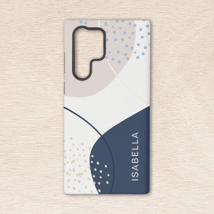 Personalisiertes Monogramm Abstract Samsung Galaxy Hülle