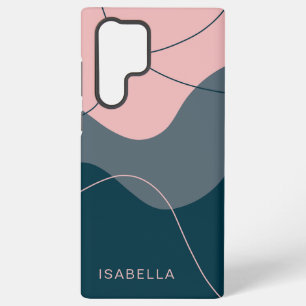 Personalisiertes Monogramm-Abstrakt Samsung Galaxy Hülle