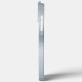 Personalisiertes Monogramm aus gebürstetem Silber Case-Mate iPhone Hülle (Rückseite / Links)