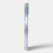 Personalisiertes Monogramm aus gebürstetem Silber Case-Mate iPhone Hülle (Rückseite / Rechts)