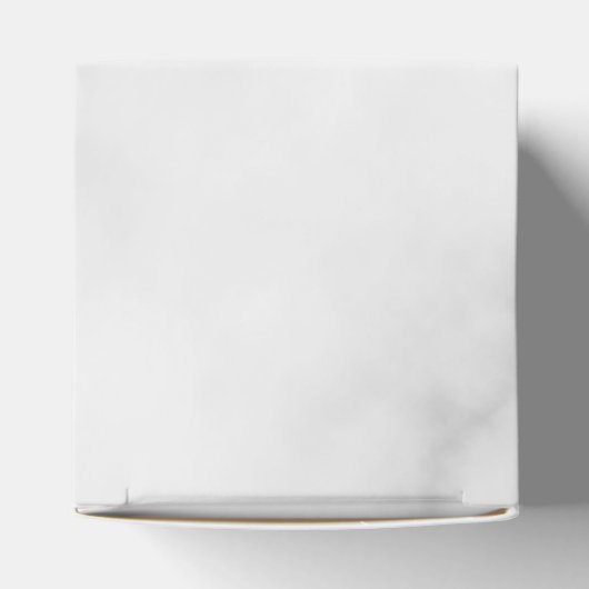 Personalisiertes Monogramm aus weißem Marmor und N Geschenkschachtel (Oben)