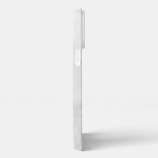 Personalisiertes Monogramm aus weißem Marmor und N iPhone Hülle (Rechte Seite)