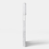 Personalisiertes Monogramm aus weißem Marmor und N iPhone Hülle (Rechte Seite)