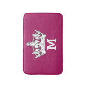 Personalisiertes Monogramm Badematte (Vorderseite Vertikal)