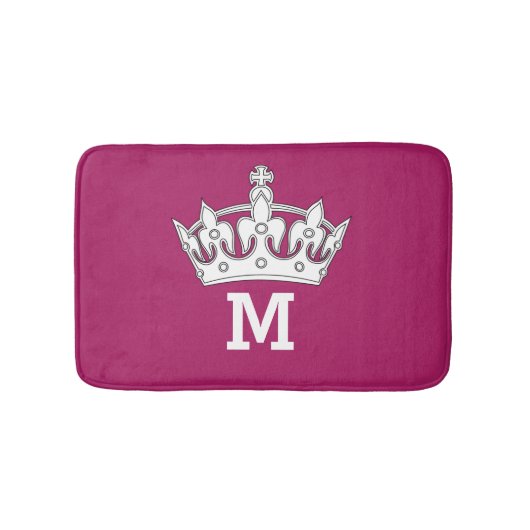 Personalisiertes Monogramm Badematte (Vorderseite)
