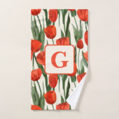 Personalisiertes Monogramm Badhandtuch Set (Handtuch)
