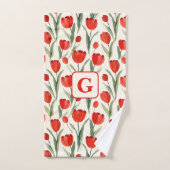 Personalisiertes Monogramm Badhandtuch Set (Handtuch)