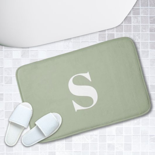Personalisiertes Monogramm Bath Mat Badematte