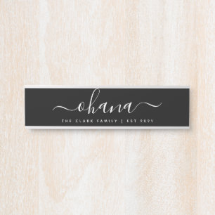 Personalisiertes Monogramm Begrüßungszeichen Türschild