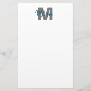 Personalisiertes Monogramm Briefpapier