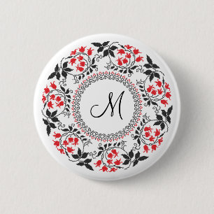 Personalisiertes Monogramm Button