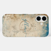 Personalisiertes Monogramm  Case-Mate iPhone Hülle (Rückseite (Horizontal))
