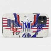 Personalisiertes Monogramm Case-Mate iPhone Hülle (Rückseite (Horizontal))
