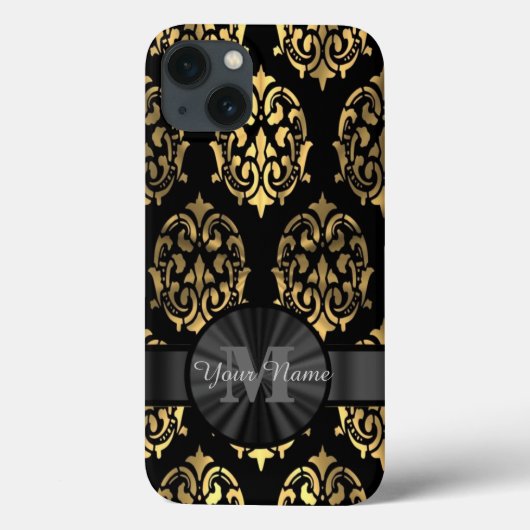 Personalisiertes Monogramm Case-Mate iPhone Hülle (Rückseite)