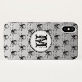 Personalisiertes Monogramm Case-Mate iPhone Hülle (Rückseite (Horizontal))