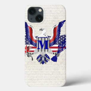Personalisiertes Monogramm iPhone 13 Hülle