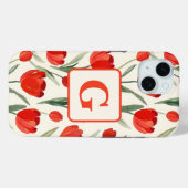 Personalisiertes Monogramm Case-Mate iPhone Hülle (Rückseite (Horizontal))