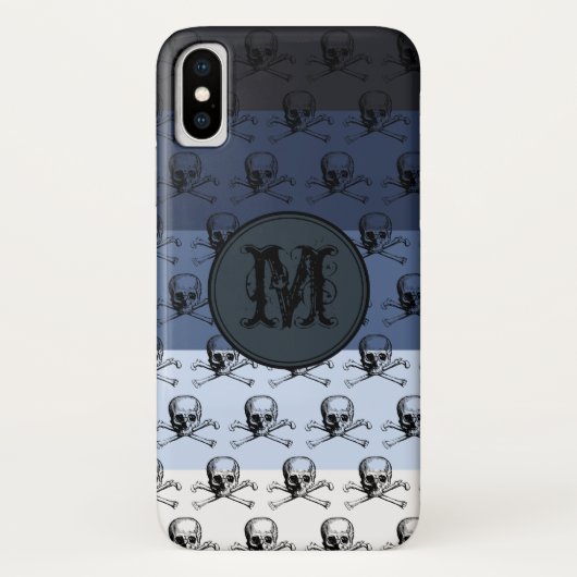 Personalisiertes Monogramm Case-Mate iPhone Hülle (Rückseite)