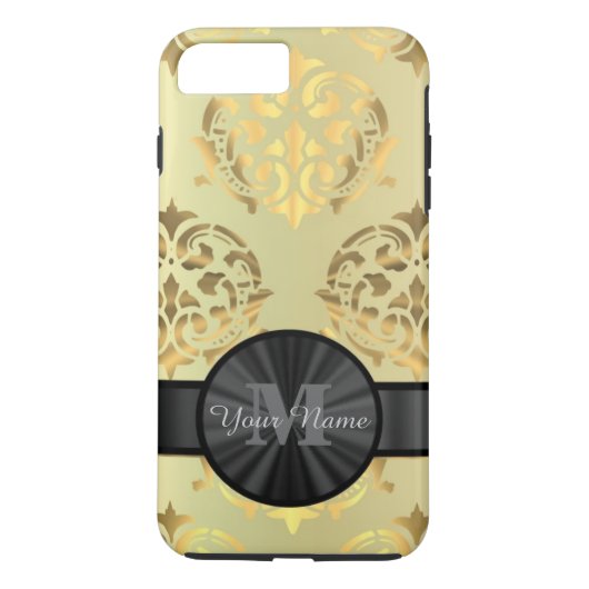 Personalisiertes Monogramm Case-Mate iPhone Hülle (Rückseite)