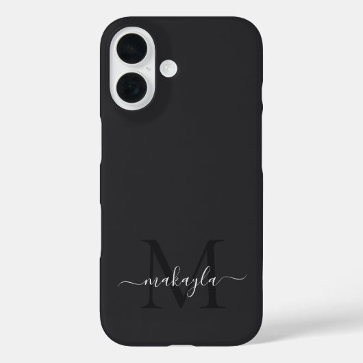 Personalisiertes Monogramm Case-Mate iPhone-Hülle iPhone Hülle (Rückseite)