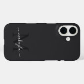 Personalisiertes Monogramm Case-Mate iPhone-Hülle iPhone Hülle (Rückseite (Horizontal))