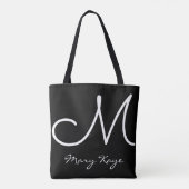 Personalisiertes Monogramm der coolen Mama Tasche (Rückseite)