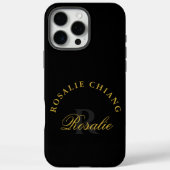 Personalisiertes Monogramm-Design mit individuelle Case-Mate iPhone Hülle (Rückseite)