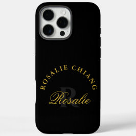 Personalisiertes Monogramm-Design mit individuelle iPhone 16 Pro Max Hülle