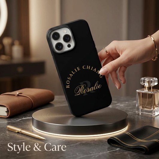Personalisiertes Monogramm-Design mit individuelle Case-Mate iPhone Hülle