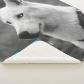 Personalisiertes Monogramm Elegantes Dog Pet Foto Sherpadecke (3/4)