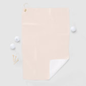 Personalisiertes Monogramm Erstblush Gold Modern Golfhandtuch (Insitu)