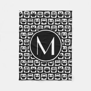 Personalisiertes Monogramm Fleecedecke