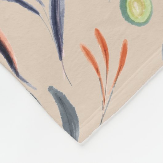 Personalisiertes MONOGRAMM Fleecedecke (Ecke)