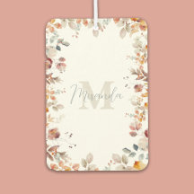 Personalisiertes Monogramm Floral