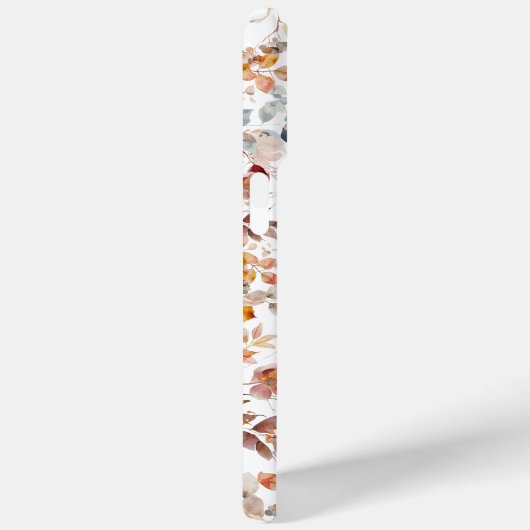 Personalisiertes Monogramm Floral Case-Mate iPhone Hülle (Rückseite / Rechts)