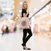 Personalisiertes Monogramm Floral Totbeutel - Indi Tasche