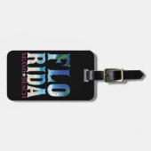 Personalisiertes Monogramm Florida, Miami Beach Gepäckanhänger (Vorderseite horizontal)