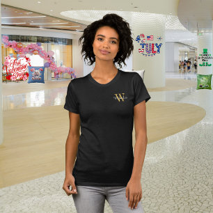 Personalisiertes Monogramm für Damen T-Shirt