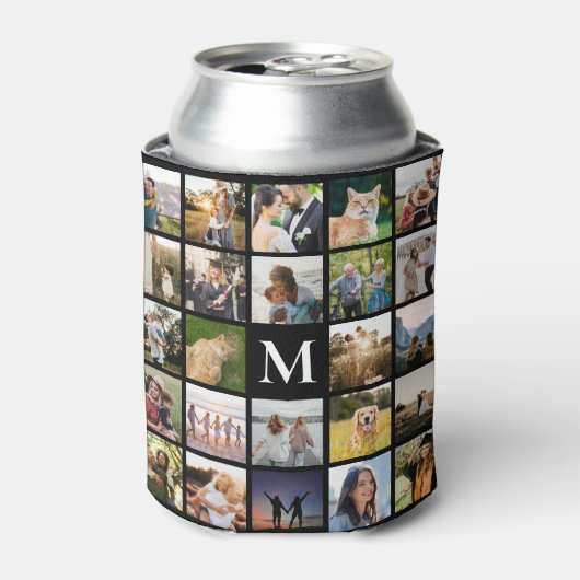 Personalisiertes Monogramm für die Fotolollage Dosenkühler (Kanne Vorderseite)