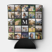 Personalisiertes Monogramm für die Fotolollage Dosenkühler (Rückseite)
