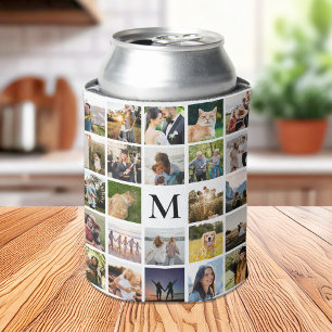 Personalisiertes Monogramm für die Fotolollage Dosenkühler