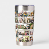 Personalisiertes Monogramm für die Fotolollage Thermobecher (Vorderseite)