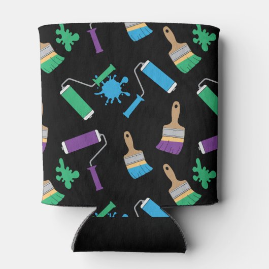 Personalisiertes Monogramm für Maler Dosenkühler (Rückseite)