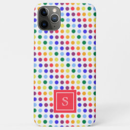 Personalisiertes Monogramm für spielerische Rainbo Case-Mate iPhone Hülle